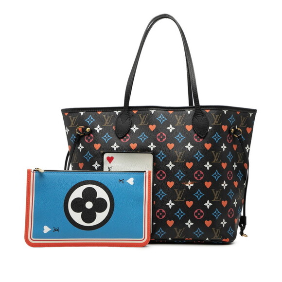 Louis Vuitton Game On Monogram Neverfull MM Tote Bag/Shoulder Bag M57483 Blac... - Picture 8 of 8